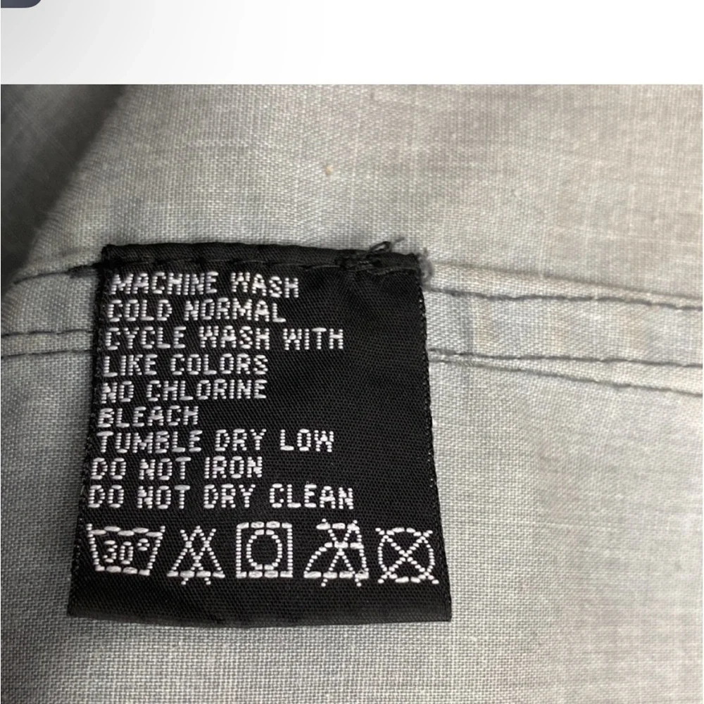 RALPH LAUREN Polo Jeans Company Pullover Raincoat in Gray Size Medium